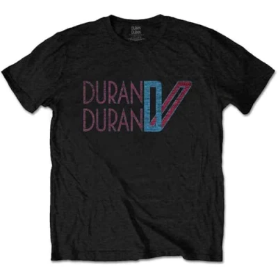 Image of Duran Double D Logo Official Tee T Shirt Mens Unisex (X Large) Black