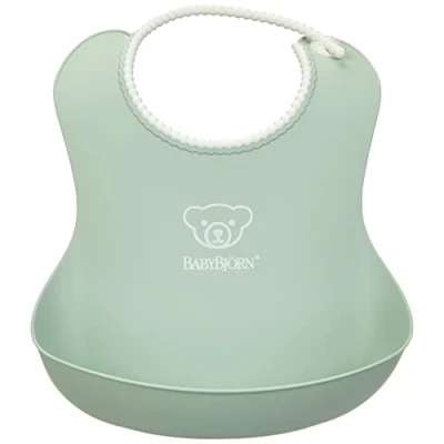 Image of BabyBjörn Baby Bib, 1 pack, Powder green