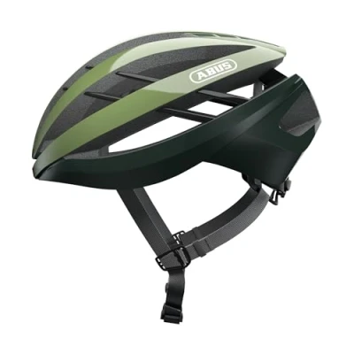 Image of ABUS Aventor Racing Bike Helmet Very Well Ventilated Cycling for Professional Men and Women Green, Size S