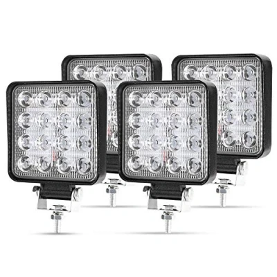 Image of Kraumi Off Road LED Work Lights (Square, 4pcs)