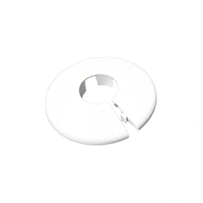 Image of Talon Click in Pipe Collar White 22mm Pack of 10 Clicks Into Place High Grade Polypropylene for Plumbing and Installation Tool Set Essentials