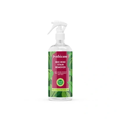 Image of ethicane Eco friendly Red Wine Stain Remover 500ml Powerful Plant based, non toxic formula, Clear