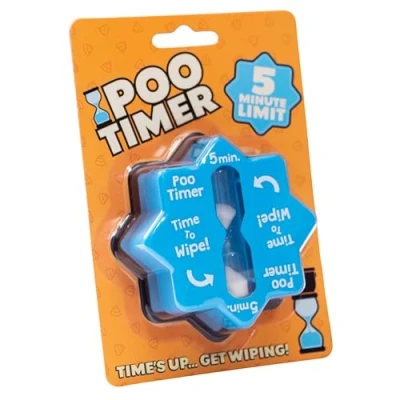 Image of Boxer Gifts Poo Timer Funny For Men Joke Dad Boyfriend Husband Presents Novelty Stocking Fillers Him, Blue