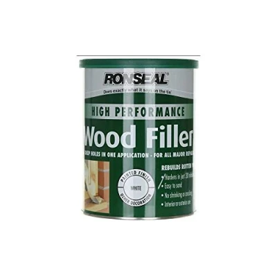 Image of Ronseal High Performance Wood Filler White 1kg