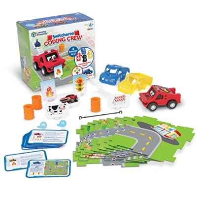 Image of Learning Resources LER3108 Police Switcheroo Coding Crew, STEM Toy for Kids, Multi Color, Medium