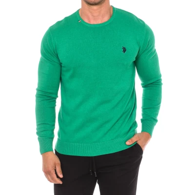 Image of U.S. POLO Mens Long Sleeve Sweater 67923 man Green Size 2XL