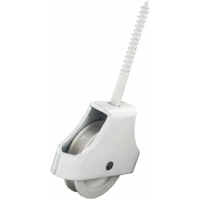 Image of Celtic Woods Single Washing Line Screw In Pulley Cord Wheel 45mm for Airers and Dryers C154