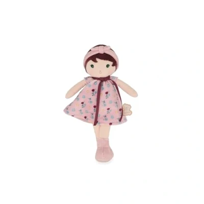 Image of Kaloo Tendresse My 1st Fabric Doll Léonie 25 cm Rag Corduroy Dress Pretty Gift Box Customizable Ribbon From Birth, K200017