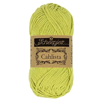 Image of Scheepjes Cahlista 512 Lime Yarn 1x50g