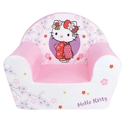 Image of Fun House Hello Kitty Children&#039;s Club Chair 52 x 33 42 cm France, fabric, White