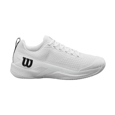 Image of WILSON Men&#039;s Rush Pro 4.5 Sneaker, White/Black, 8.5 UK