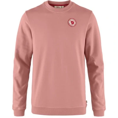 Image of Fjallraven 87163 300 1960 Logo Badge Sweater M Sweatshirt Men&#039;s Dusty Rose Size S