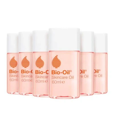 Image of Bio Oil 60ml Bundle (Pack Of 6 x 60ml) UKs No.1 selling Body Oil*, Skincare That Helps Reduce The Appearance Stretch Marks &amp; Scars With Vitamin E A 95% Recommend*