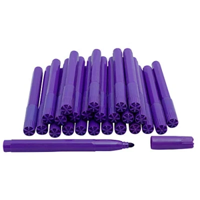 Image of Thomas &amp; Anca Club Supplies Ltd 25x Purple Bingo Felt Marker Pens Dabbers