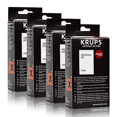 Image of Krups Anticalc Kit F054 Descaler, Pack of 4