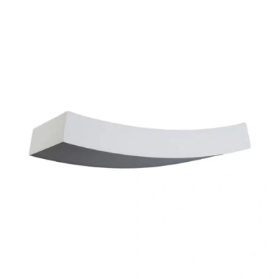 Image of Lindby Leander slightly curved and paintable wall light