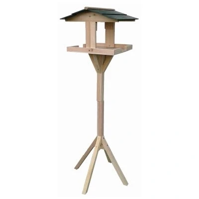Image of Wooden Bird Table By Redwood Easy Assemble