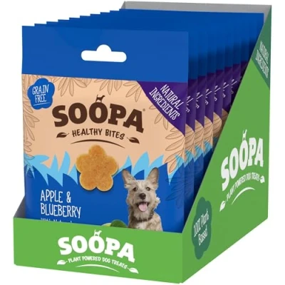 Image of 10 Pack Soopa Apple &amp; Blueberry Healthy Bites