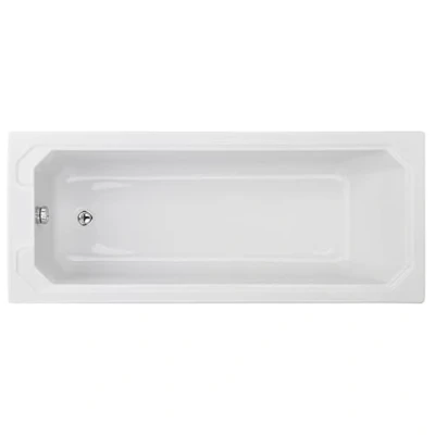 Image of Balterley Traditional Straight Single Ended Shower Bath Tub 1700mm x 700mm