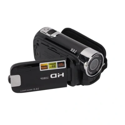 Image of Video Camera Camcorder, Digital Camcorders 2.7inch Color Screen 16X Zoom Full HD 1080P for Gifts(black)