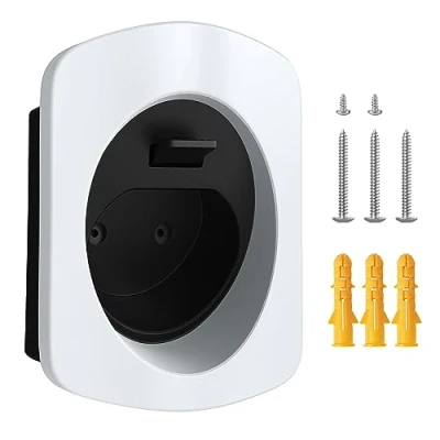 Image of Tera EV Charging Stand for Type 2 Charger Made of Heavy Duty Material Cable Holder Organizer Station Accessory Electric Vehicles in White