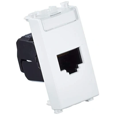 Image of Vimar Arke Series Socket RJ45 Netsafe Category 5e Utp White