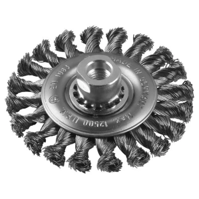 Image of Bosch 2609256512 115mm M14 Wire Wheel Knotted