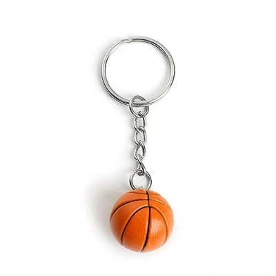 Image of NISCAYA Mini 3D Basketball Keychain Resin Ball Hanging Pendant Keyring Key Holder Bag Charms Accessories Gift for Sport Fans