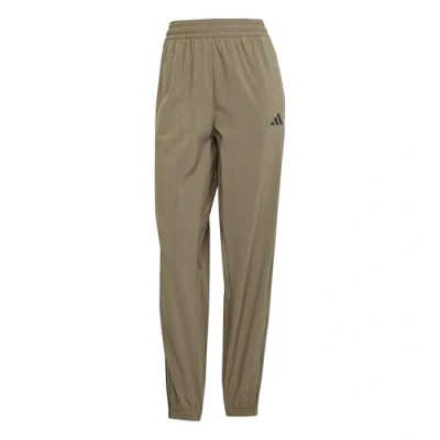 Image of adidas Performance Train Essentials 3STRIPES Tracksuit bottoms, Women&#039;s, Size: XXL, Olive strata/black