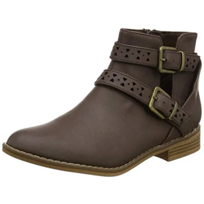 Image of Rocket Dog Women&#039;s Mack Biker Boots, Brown (Lewis Brown), 4 UK