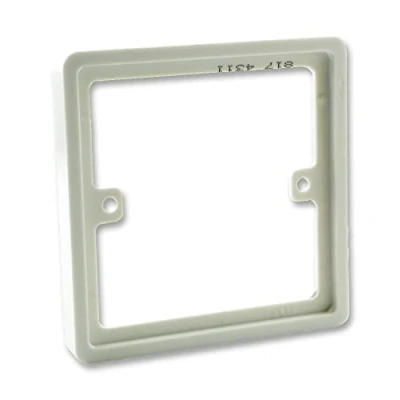 Image of BG 1 Gang Backbox Spacer, 10mm White