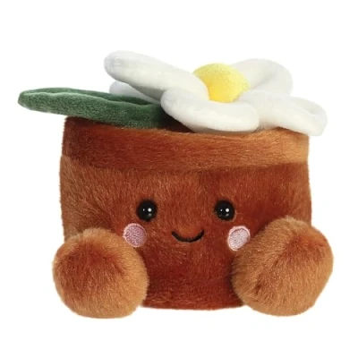 Image of Aurora, 33907, Palm Pals Junie Daisy 5In, Soft Toy, Brown &amp; White