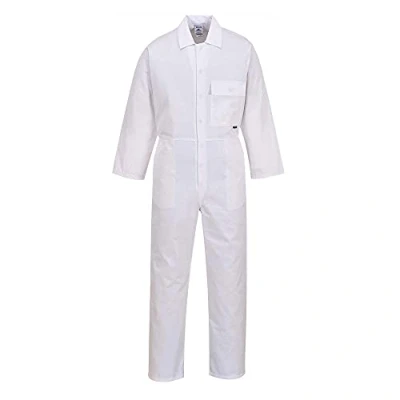 Image of Portwest Standard Coverall, Size: XL, Colour: White, 2802WHRXL