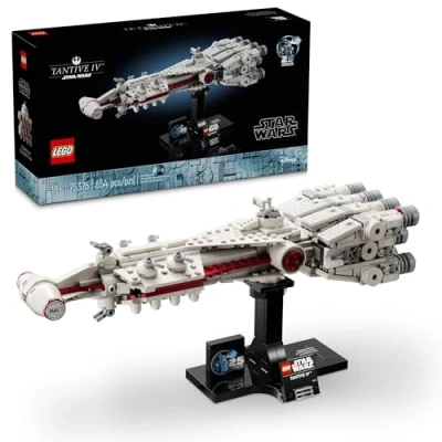 Image of LEGO Star Wars: A New Hope Tantive IV, Buildable 25th Anniversary Starship Model, Creative Building Set for Adults, Collectible Build and Display Gift Idea Wars Fans, 75376