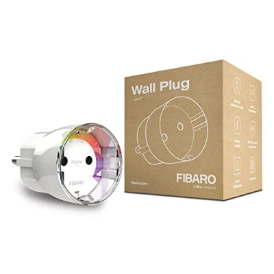 Image of Fibaro FGWPF 102 5 FGWP Type F Wall Plug, White, 35.0