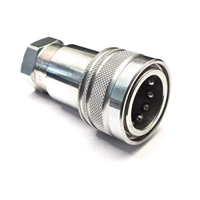 Image of ISO A Hydraulic Quick Release Coupling Female 1/2&quot; BSP Tractor/Loader Male Couplers