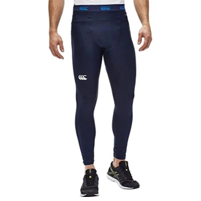 Image of Canterbury Men&#039;s Thermoreg Compression Leggings, Thermal Baselayer, Navy, XL