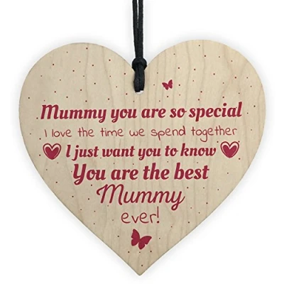 Image of RED OCEAN Handmade Mummy Gift Novelty Hanging Plaque Gifts For Mum Birthday From Son Daughter