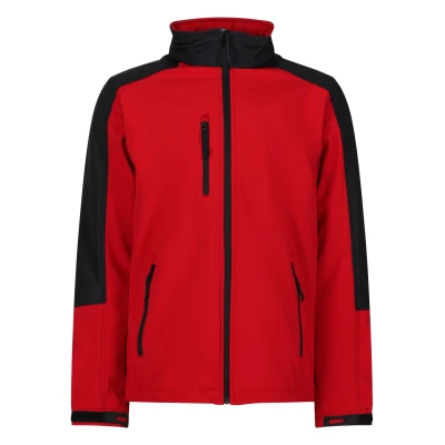 Image of Regatta Mens Hydroforce Soft Shell Jacket (Classic Red/Black) Size Large