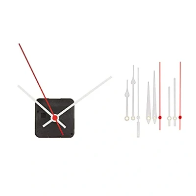 Image of TFA Dostmann Analogue Movement, 60.3061.02, Clock to Make Yourself, Very Quiet, White Hands, for Black Watches, (L) 56 x (B) 29 (H) (75) mm