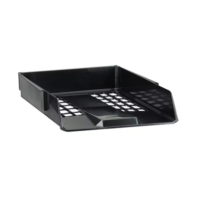 Image of Avery 1132BLK Basics Single Letter Tray/Intray, 278 x 70 390 mm Black