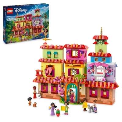 Image of LEGO ǀ Disney Encanto The Magical Madrigal House Building Toy Set for Kids Featuring a Mirabel Princess Mini Doll Figure, Fun Construction Playset 7 Plus Year Old Girls and Boys 43245