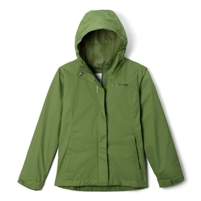 Image of Columbia Girl&#039;s Arcadia Jacket, Waterproof Rain Canteen, Size M
