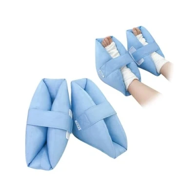 Image of Heel Protectors Cushion Pain Relief Foot Pillow for Pressure Sores Support Boot Surgery Recovery Supplies Elderly Bedridden Ulcer Ankle Bed, Wheelchairs (1 Pair)