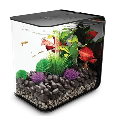 Image of biOrb Flow 30L Aquarium, Black with LED lighting