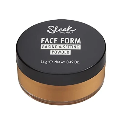 Image of Sleek MakeUP Face Form Baking &amp; Setting Powder, Loose Powder to Lock in Your MakeUP, Lightweight Formula, Medium, 14g