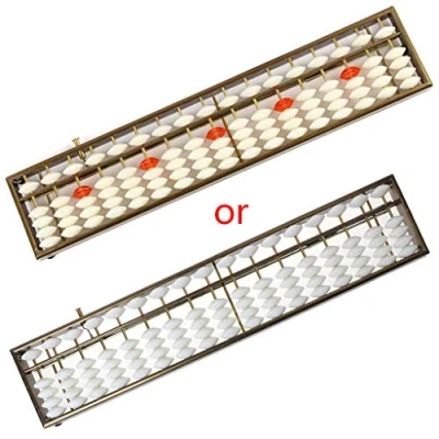 Image of 17 Digits Rods Soroban Standard Abacus Chinese Japanese Calculator Counting Tool