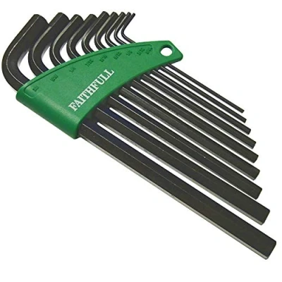 Image of Faithfull Imperial Long Arm Hexagon Key Set, 9 Piece FAIHKS9AFL