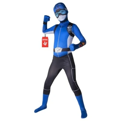 Image of Morphsuits Blue Power Ranger Costume Kids, Rangers Kids Costume, Morpher Large