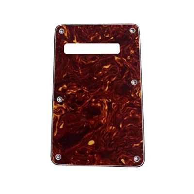 Image of KAISH ST Guitar Tremolo Trem Spring Cover Back Plate For Stratocaster/Strat Vintage Tortoise